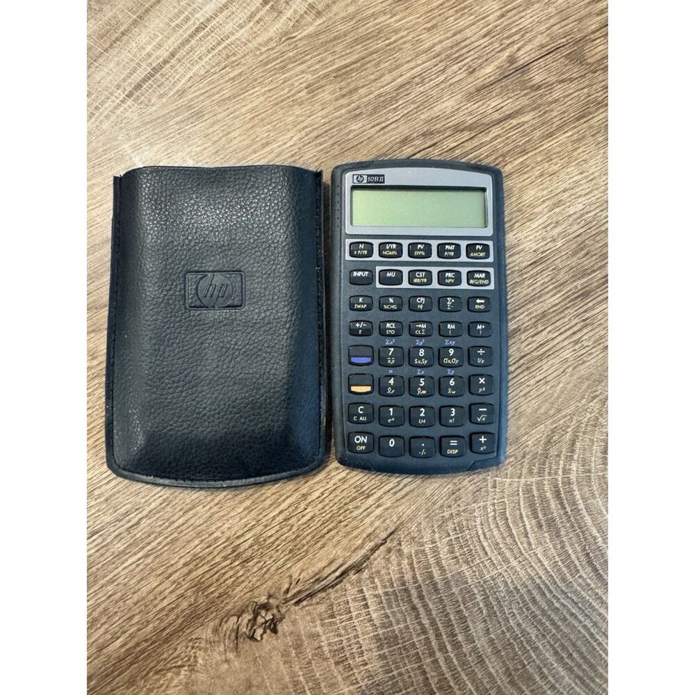 Hewlett Packard HP-10BII Plus Financial Calculator Tested and Working